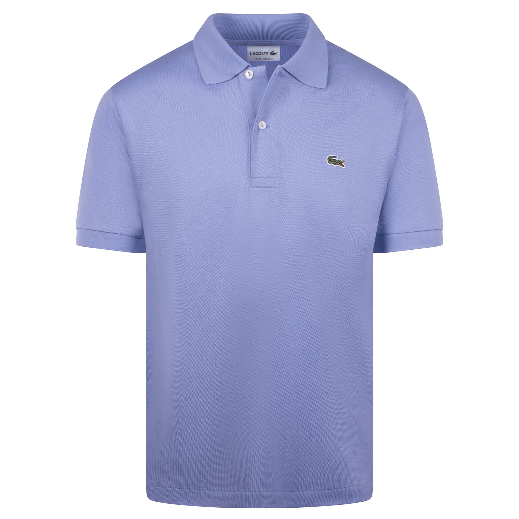 Mens Lacoste L1212 Classic Fit Polo Shirt Delphinium